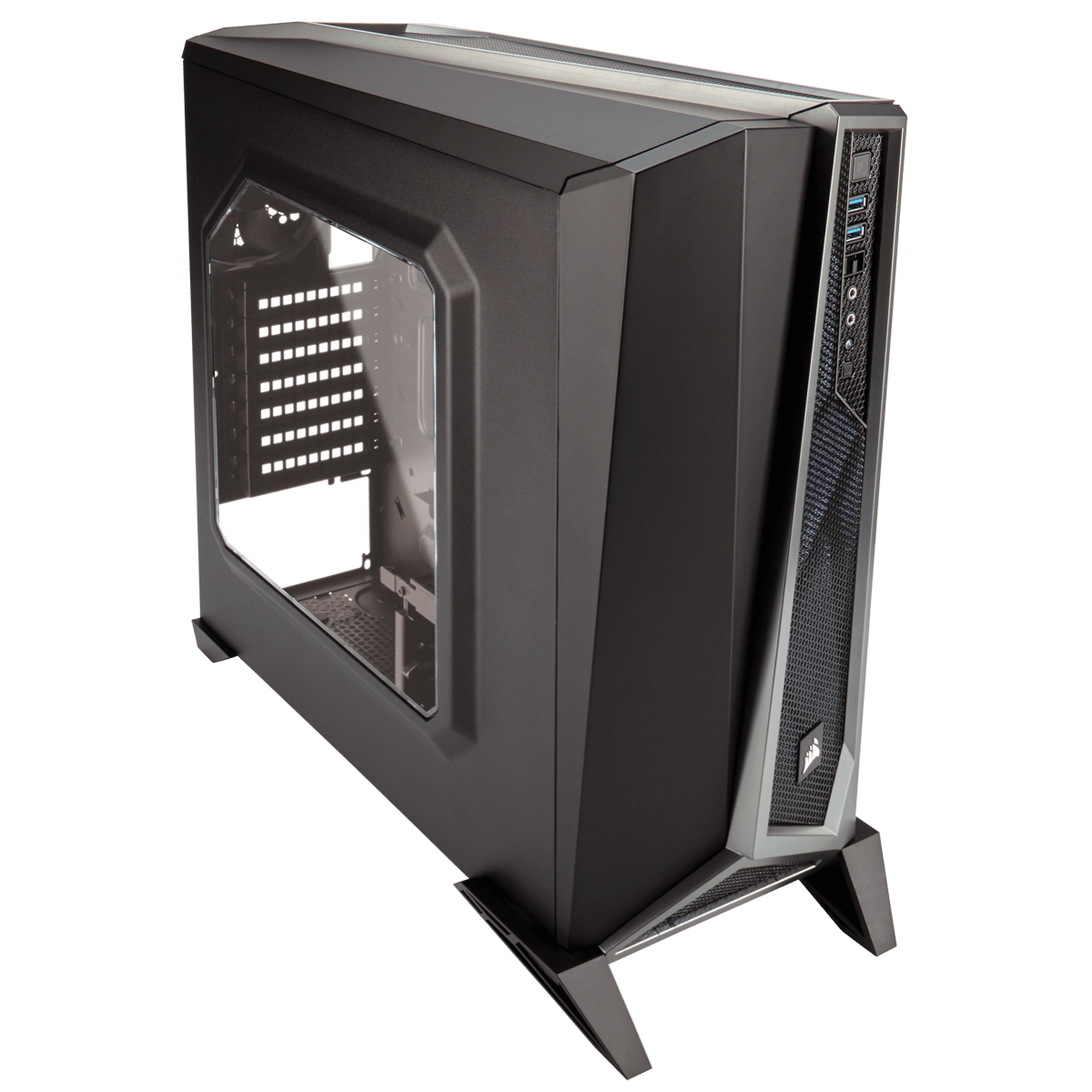 Gabinete Gamer Corsair Carbide Spec Alpha, Mid Tower, Com 3 Fans, Lateral em Acrílico, Black-Grey, Sem Fonte, CC-9011084-WW