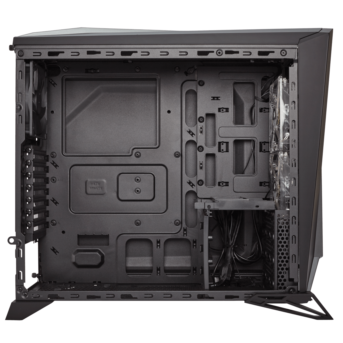 Gabinete Gamer Corsair Carbide Spec Alpha, Mid Tower, Com 3 Fans, Lateral em Acrílico, Black-Grey, Sem Fonte, CC-9011084-WW