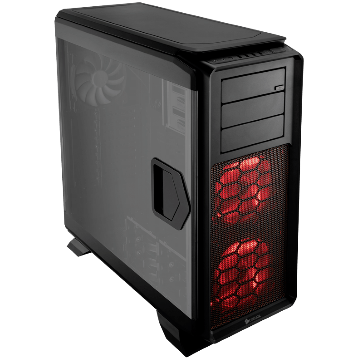 Gabinete Gamer Corsair, Graphite 760T, Full Tower, Acrílico, Black, Sem Fonte, Com 3 Fans, CC-9011073-WW
