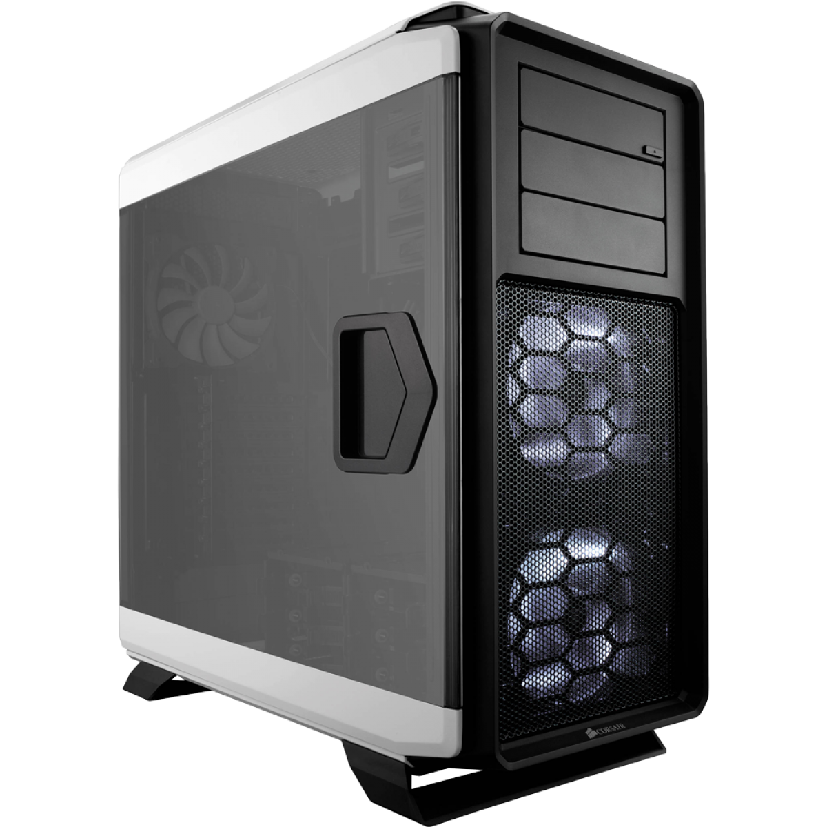 Gabinete Gamer Corsair Graphite 760T, Full Tower, Com 3 Fans, Lateral em Acrílico, Artic White, Sem Fonte, CC-9011074-WW
