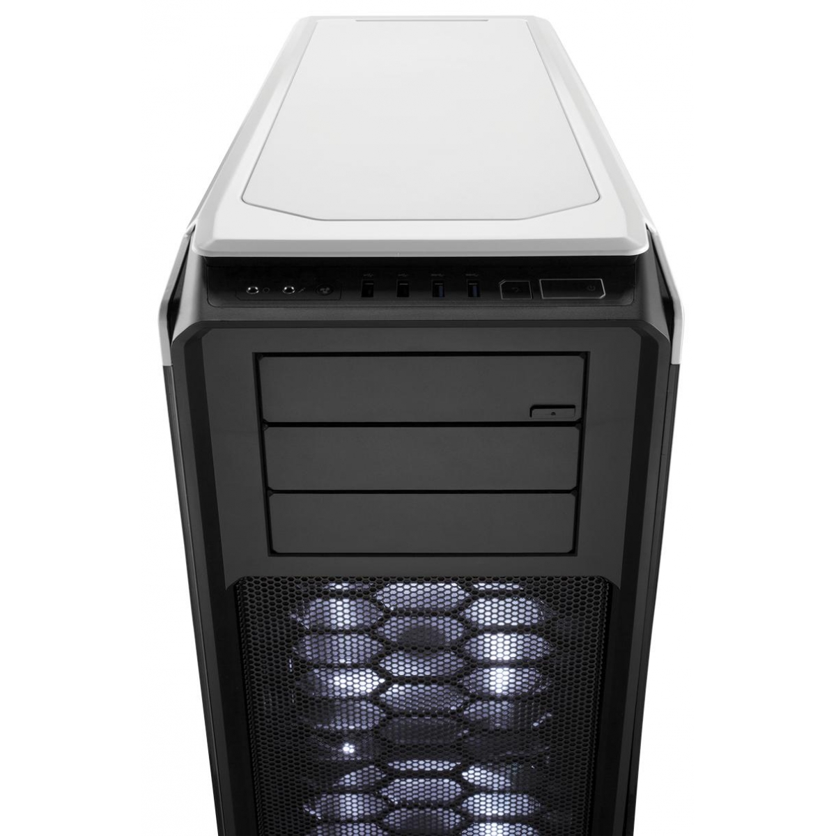 Gabinete Gamer Corsair Graphite 760T, Full Tower, Com 3 Fans, Lateral em Acrílico, Artic White, Sem Fonte, CC-9011074-WW