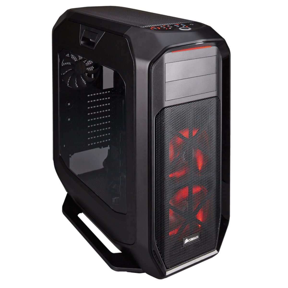 Gabinete Gamer Corsair, Graphite 780T, Full Tower, Acrílico, Black, Sem Fonte, Com 3 Fans