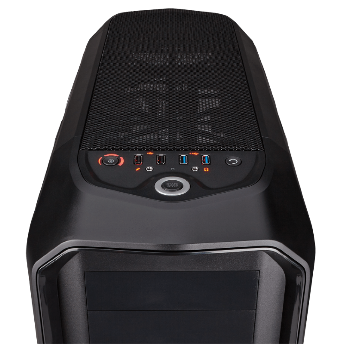 Gabinete Gamer Corsair, Graphite 780T, Full Tower, Acrílico, Black, Sem Fonte, Com 3 Fans