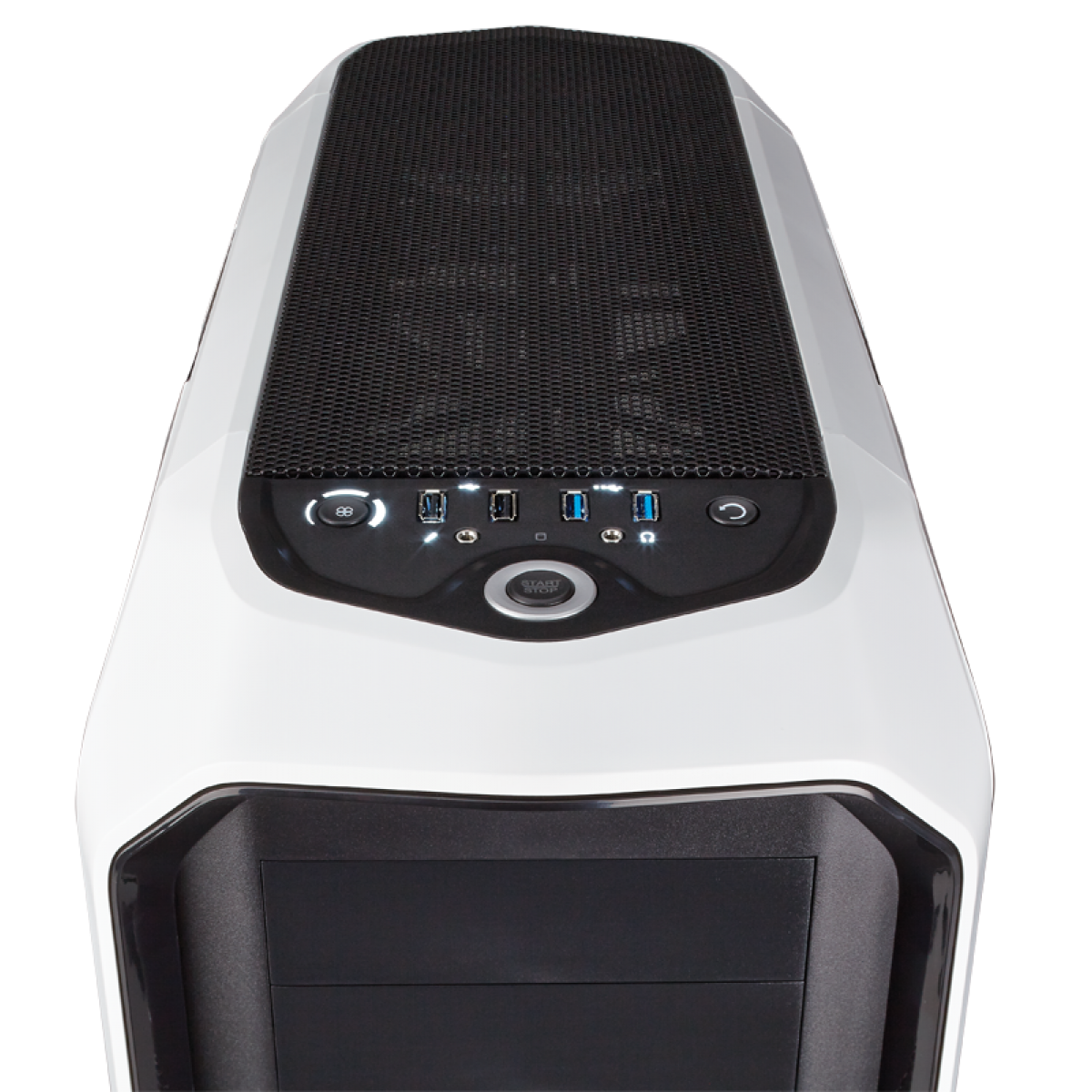 Gabinete Gamer Corsair Graphite 780T, Full Tower, Com 3 Fans, Lateral em Acrílico, White, Sem Fonte, CC-9011059-WW