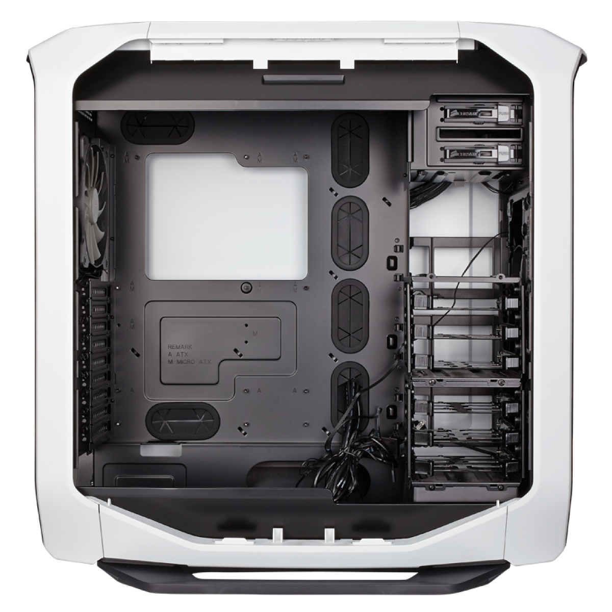 Gabinete Gamer Corsair Graphite 780T, Full Tower, Com 3 Fans, Lateral em Acrílico, White, Sem Fonte, CC-9011059-WW