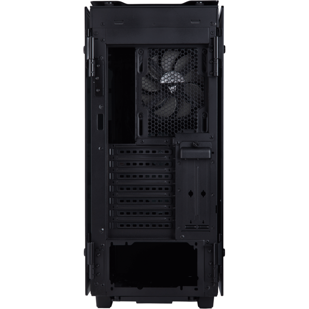 Gabinete Gamer Corsair Obsidian 500D, Mid Tower, Com 2 Fans, Vidro Temperado, Black, Sem Fonte, CC-9011116-WW