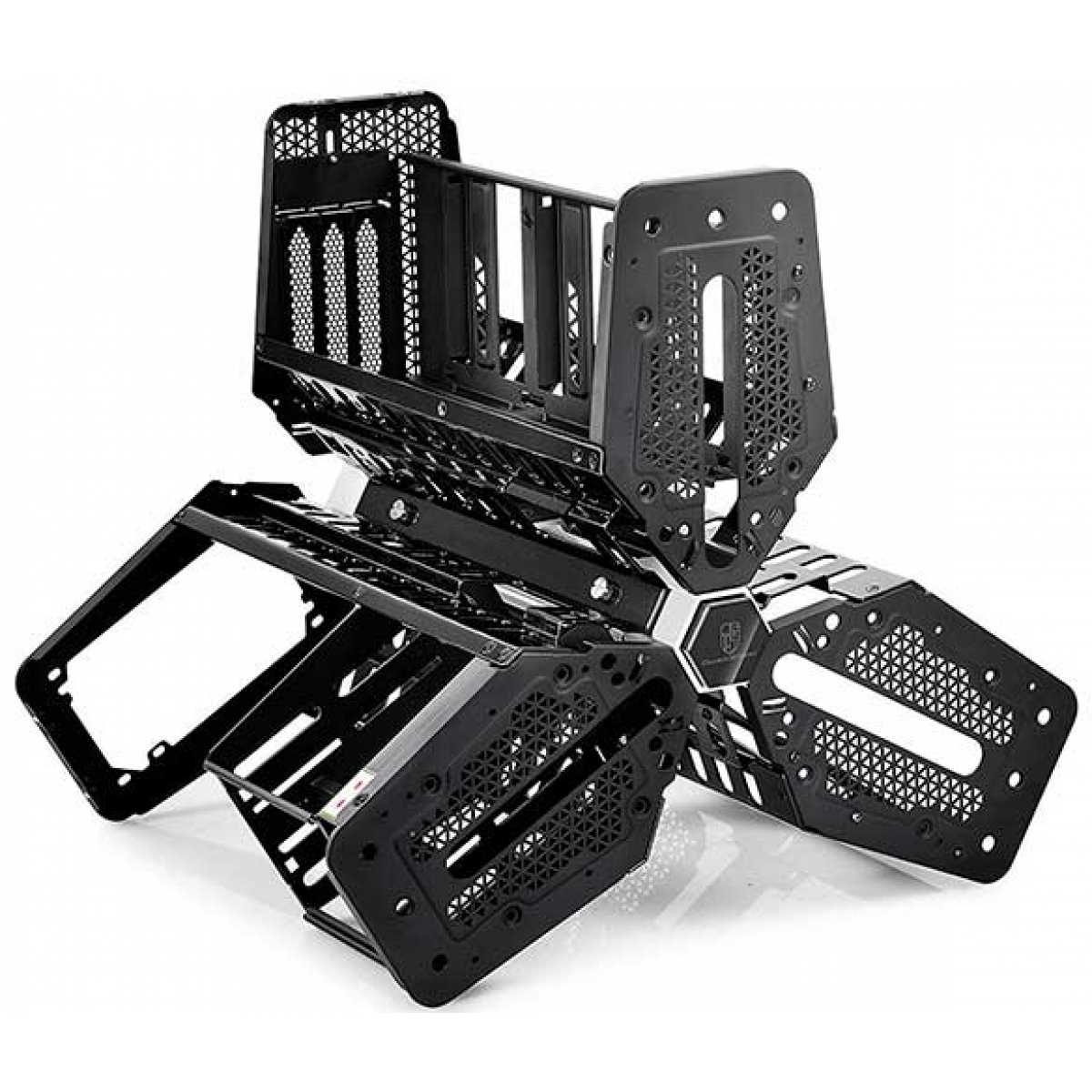 Gabinete DeepCool Tristellar Vidro Temperado  DP-ITX-TST-TW Preto