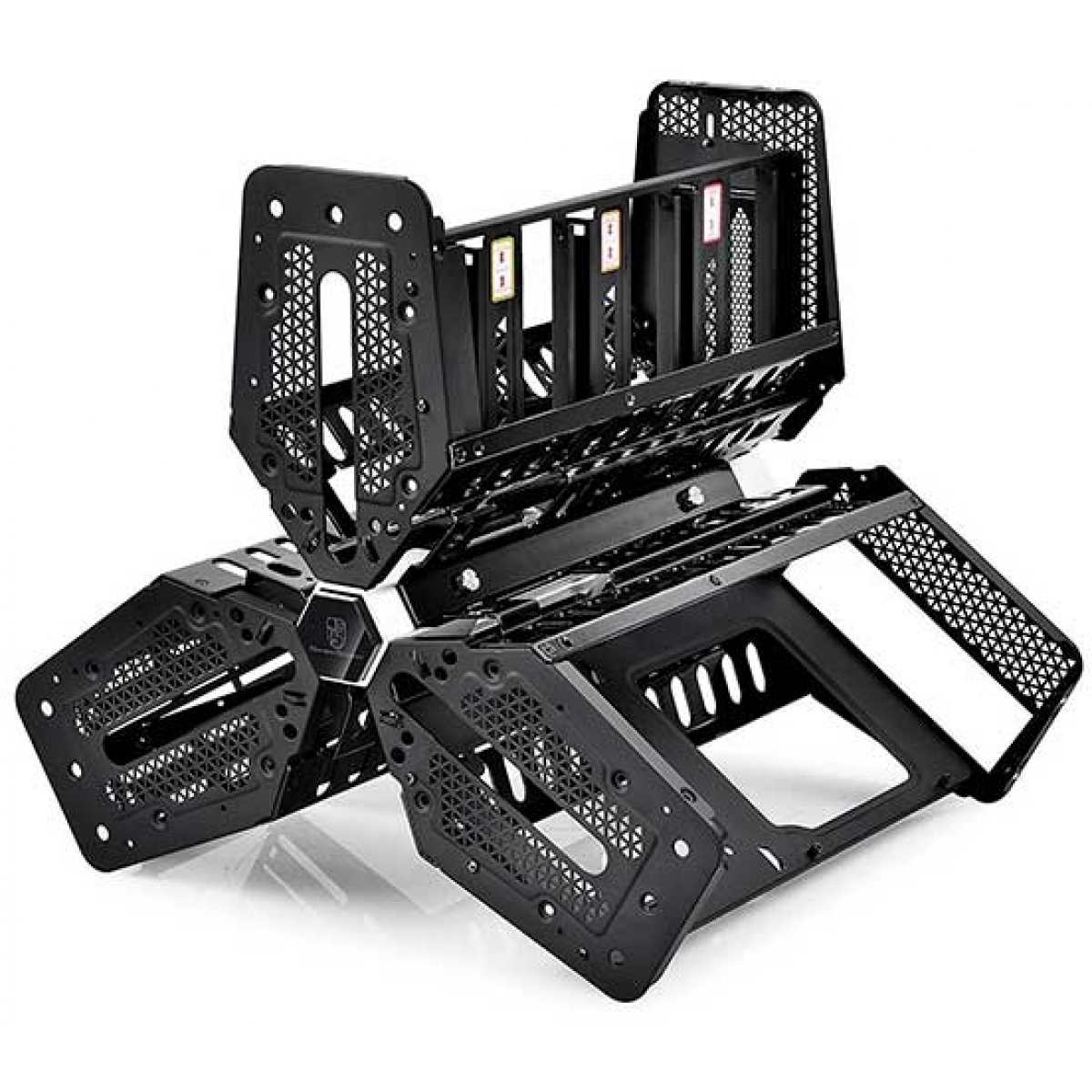 Gabinete DeepCool Tristellar Vidro Temperado  DP-ITX-TST-TW Preto