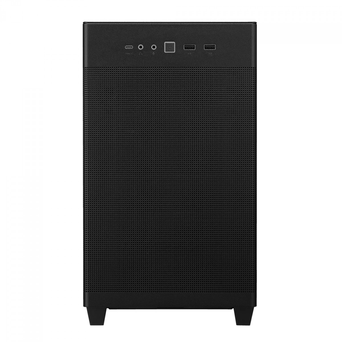 Gabinete Gamer Asus Prime AP201, Mini Tower, Mesh, MATX, Preto, Com 1 Fan, 90DC00G0-B30000 - Open Box