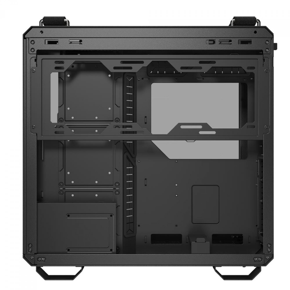 Gabinete Gamer Asus TUF Gaming GT502 Horizon, Mid Tower, Vidro Temperado, ATX, Sem Fonte, Sem Fans, Preto, 90DC0090-B00020