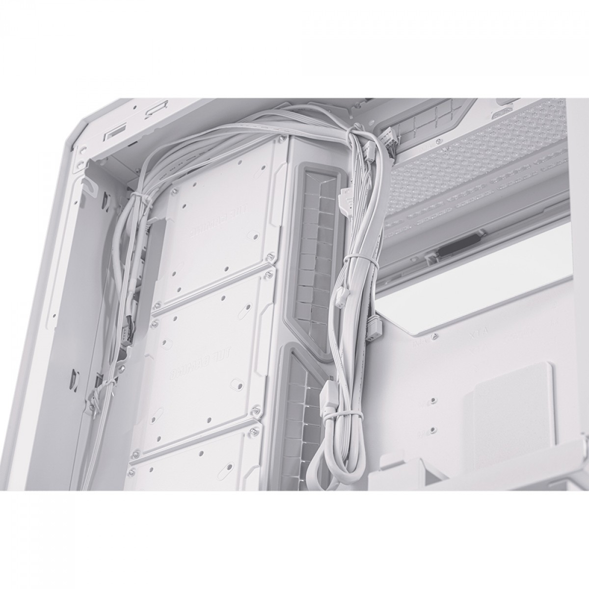 Gabinete Gamer Asus TUF GT502 Case-White, Mid Tower, Vidro Temperado, ATX, Branco, 90DC0093-B00000  