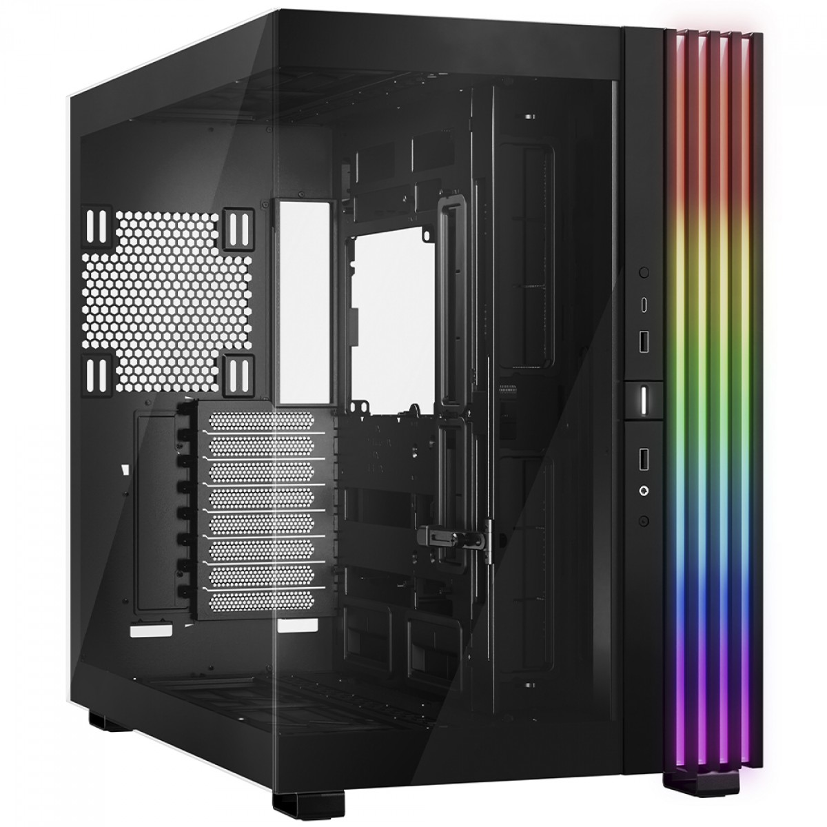 Gabinete Gamer Be Quiet Light Base 900 DX, ARGB, Full Tower, EATX, Vidro Temperado, Sem Fans, Preto, BGW69