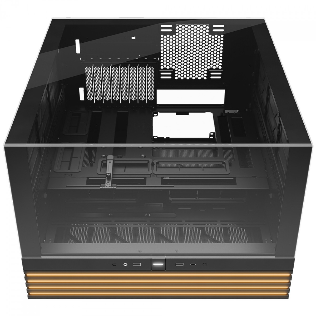 Gabinete Gamer Be Quiet Light Base 900 DX, ARGB, Full Tower, EATX, Vidro Temperado, Sem Fans, Preto, BGW69