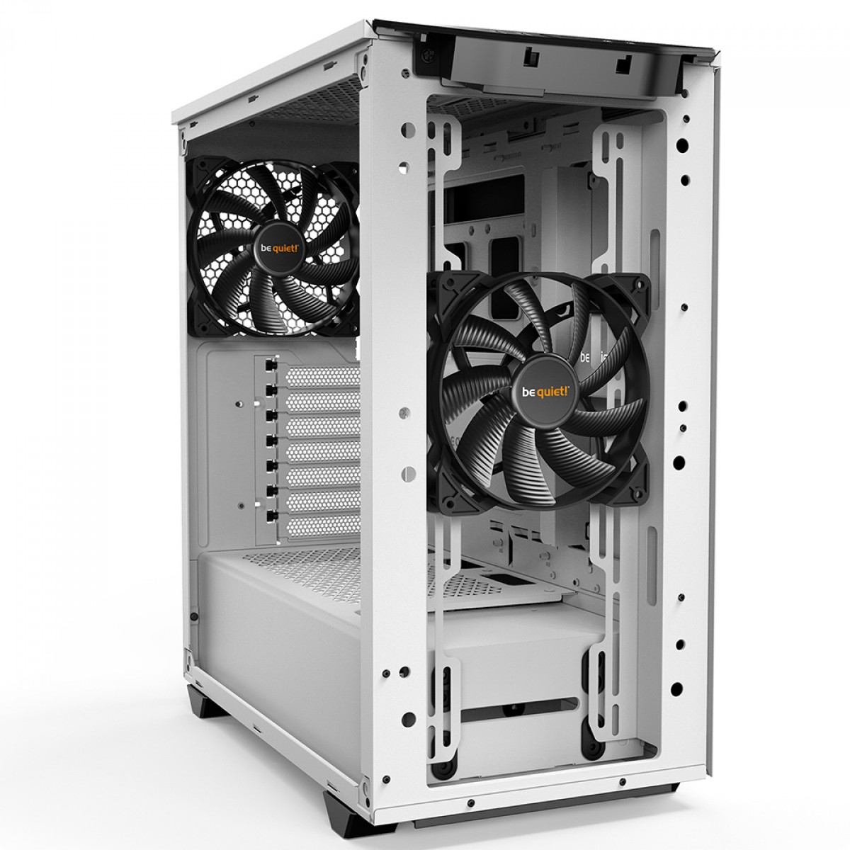 Gabinete Gamer Be Quiet Pure Base 500 Window, Mid Tower, ATX, Vidro Temperado, Com 2 Fans, Branco, BGW35