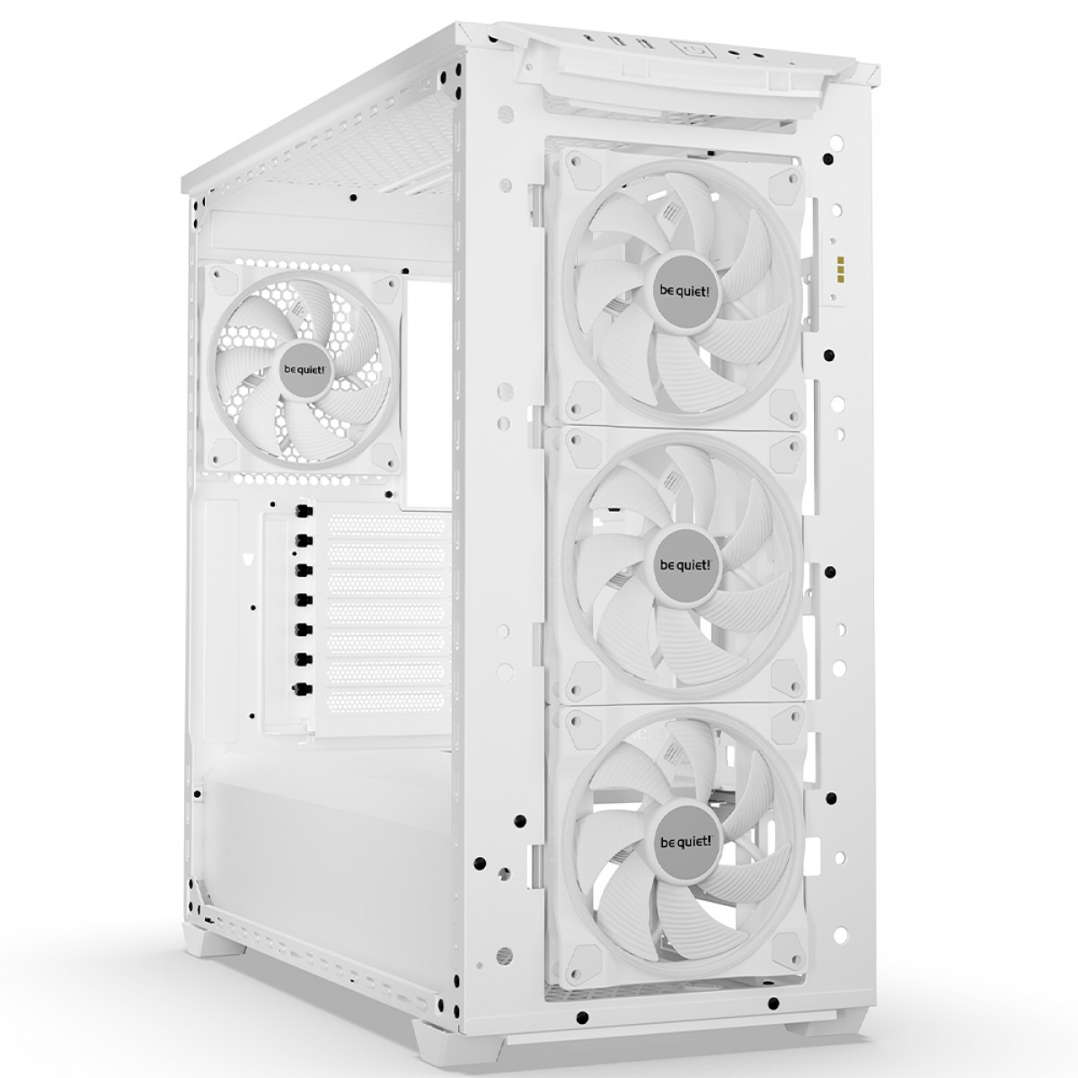 Gabinete Gamer Be Quiet Shadow Base 800 FX, Mid Tower, EATX, ARGB, Vidro Temperado, Com 4 Fans, Branco, BGW64