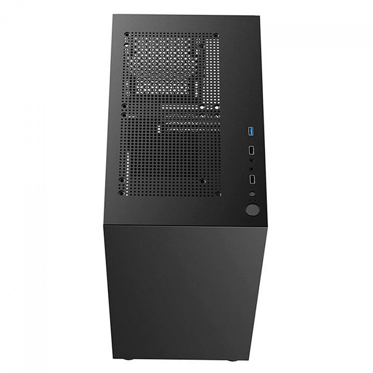 Gabinete Gamer BRX Blazer, Mid Tower, Vidro Temperado, M-ATX, Com 3 Fans, Preto, CA-033