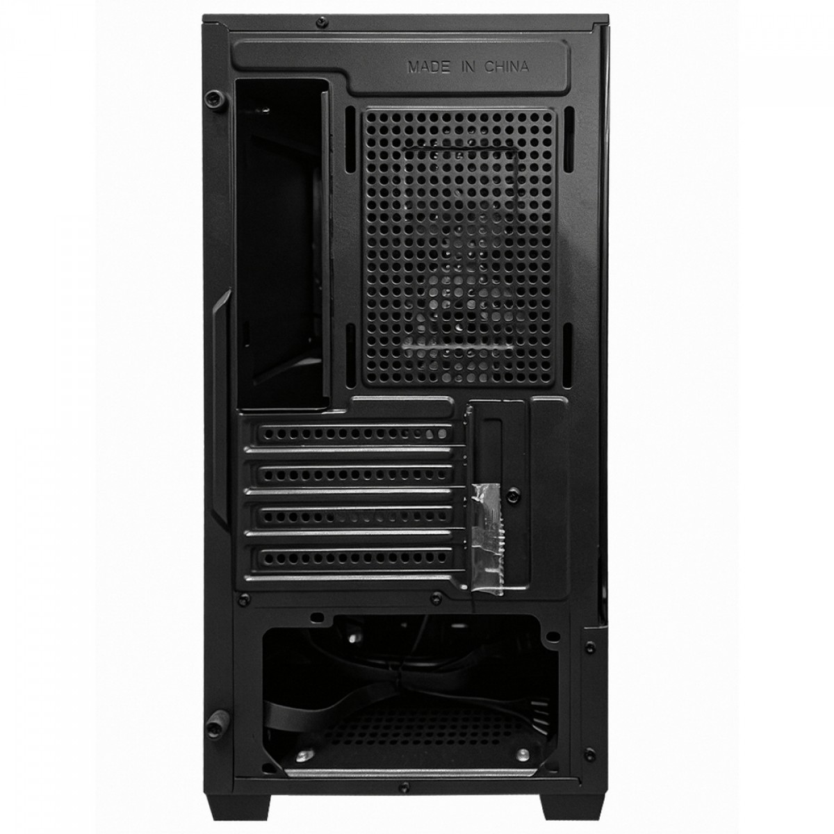 Gabinete Gamer BRX N199B, Lateral de Vidro, M-ATX, Preto, Sem Fonte, Sem Fan