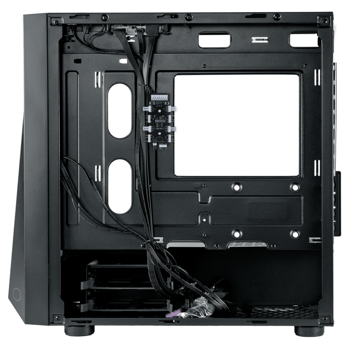 Gabinete Gamer Cooler Master CMP 320, Mid Tower, Vidro Temperado, ARGB, mATX, Com 2 Fan, Black, CP320-KGNN-S00