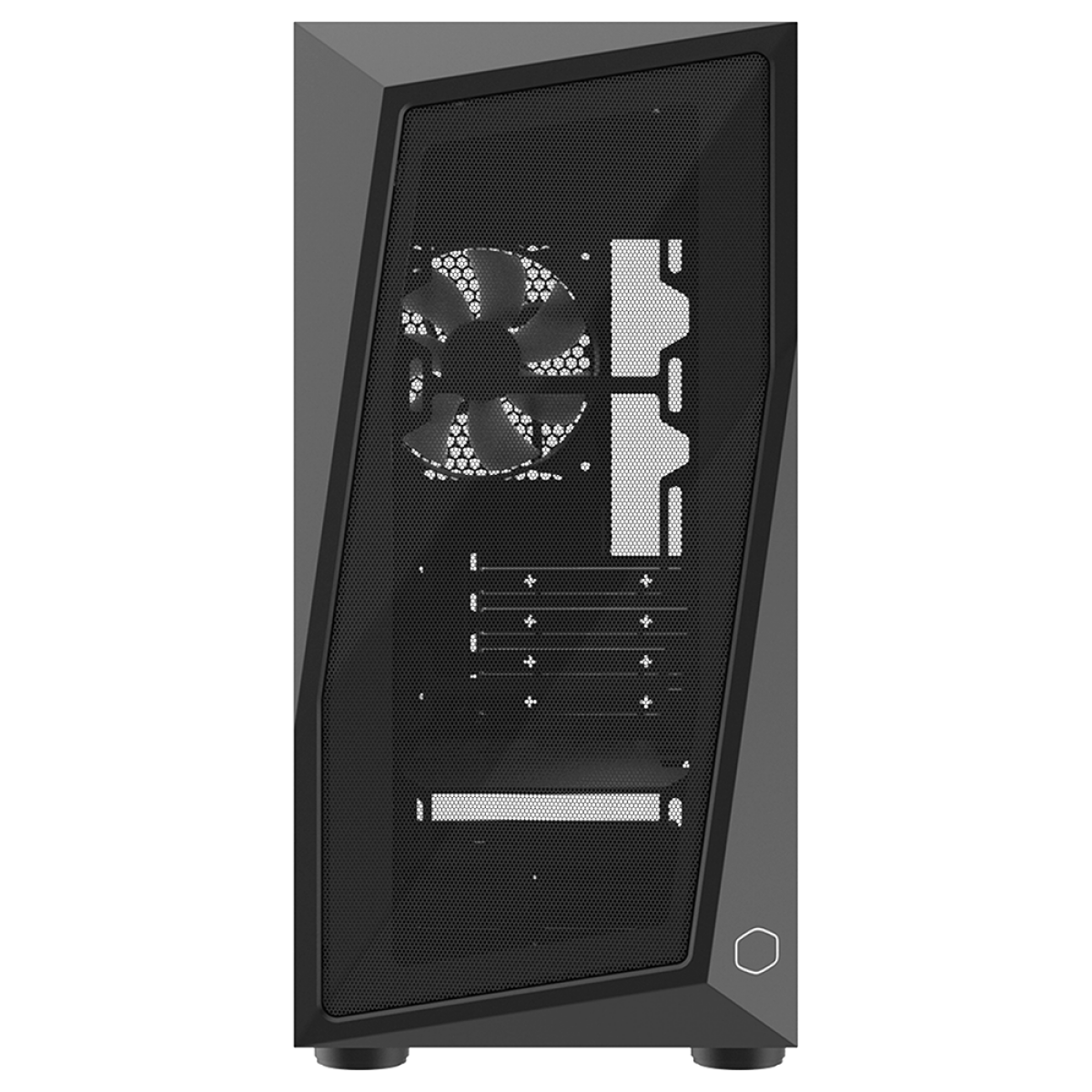 Gabinete Gamer Cooler Master CMP 320L, Mid Tower, Vidro Temperado, ARGB, mATX, Com 1 Fan, Black, CP320-KGNN-S03