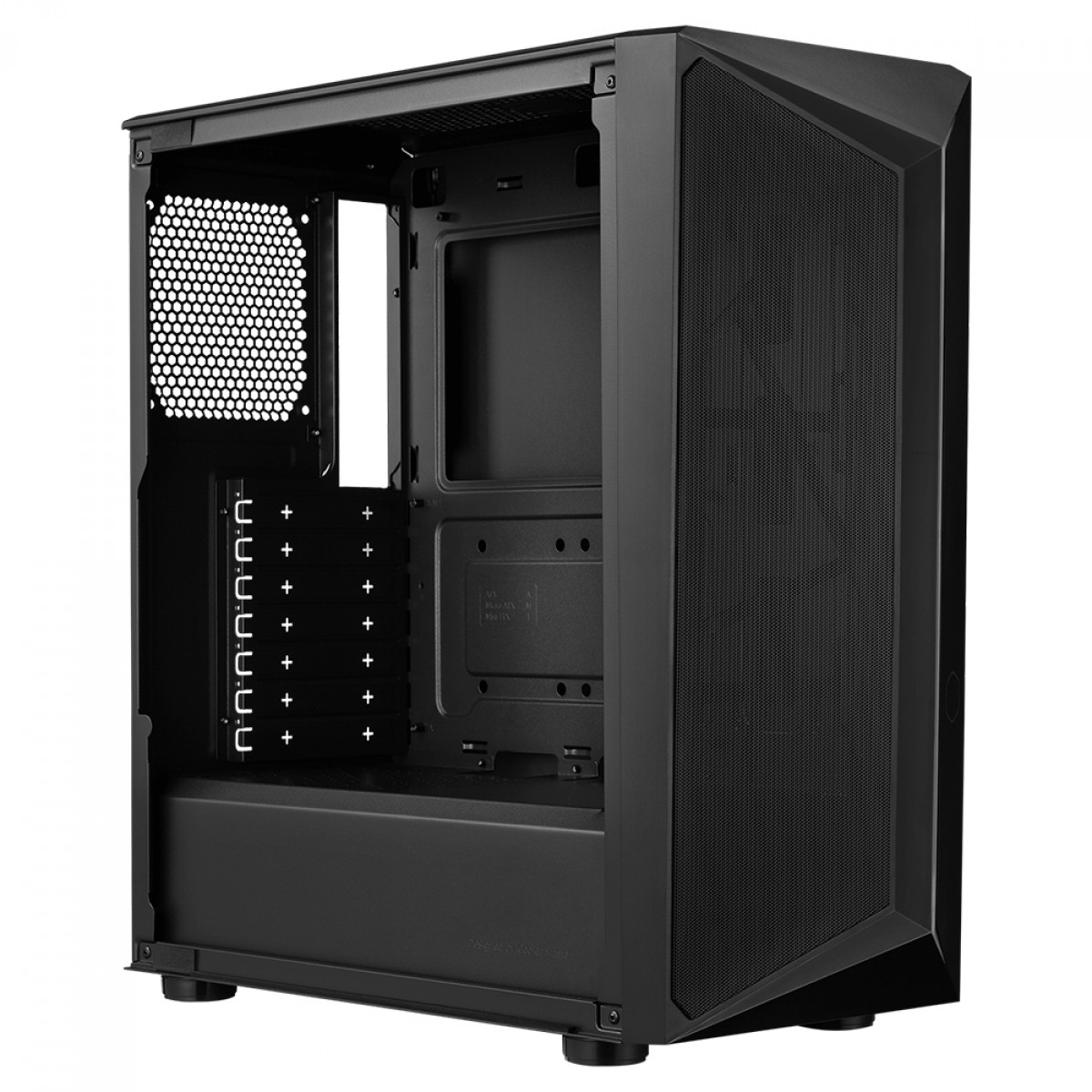 Gabinete Gamer Cooler Master CMP 510, Mid Tower, RGB, Vidro Temperado, Black, Sem Fonte, Com 3 Fans, CP510-KGNN-S00