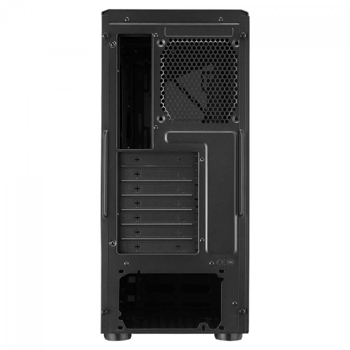 Gabinete Gamer Cooler Master CMP 510, Mid Tower, RGB, Vidro Temperado, Black, Sem Fonte, Com 3 Fans, CP510-KGNN-S00