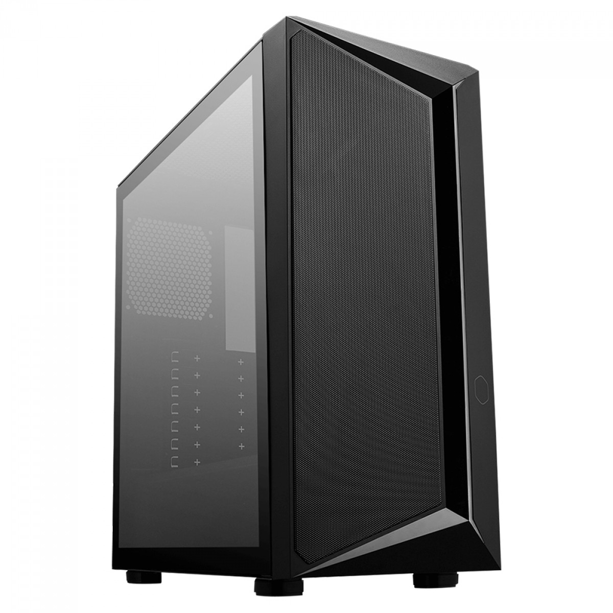 Gabinete Gamer Cooler Master CMP 510, Mid Tower, RGB, Vidro Temperado, Black, Sem Fonte, Com 3 Fans, CP510-KGNN-S00
