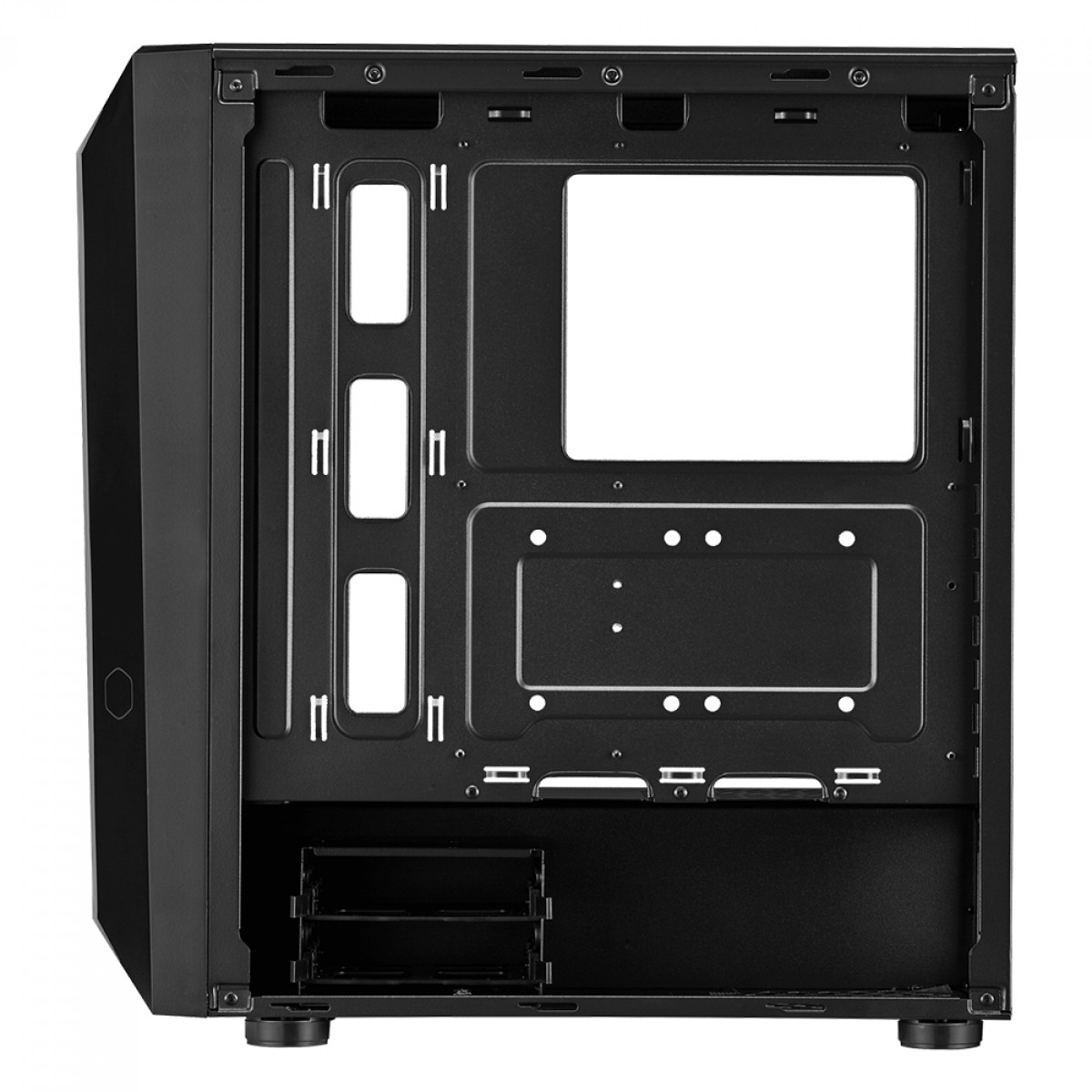 Gabinete Gamer Cooler Master CMP 510, Mid Tower, RGB, Vidro Temperado, Black, Sem Fonte, Com 3 Fans, CP510-KGNN-S02