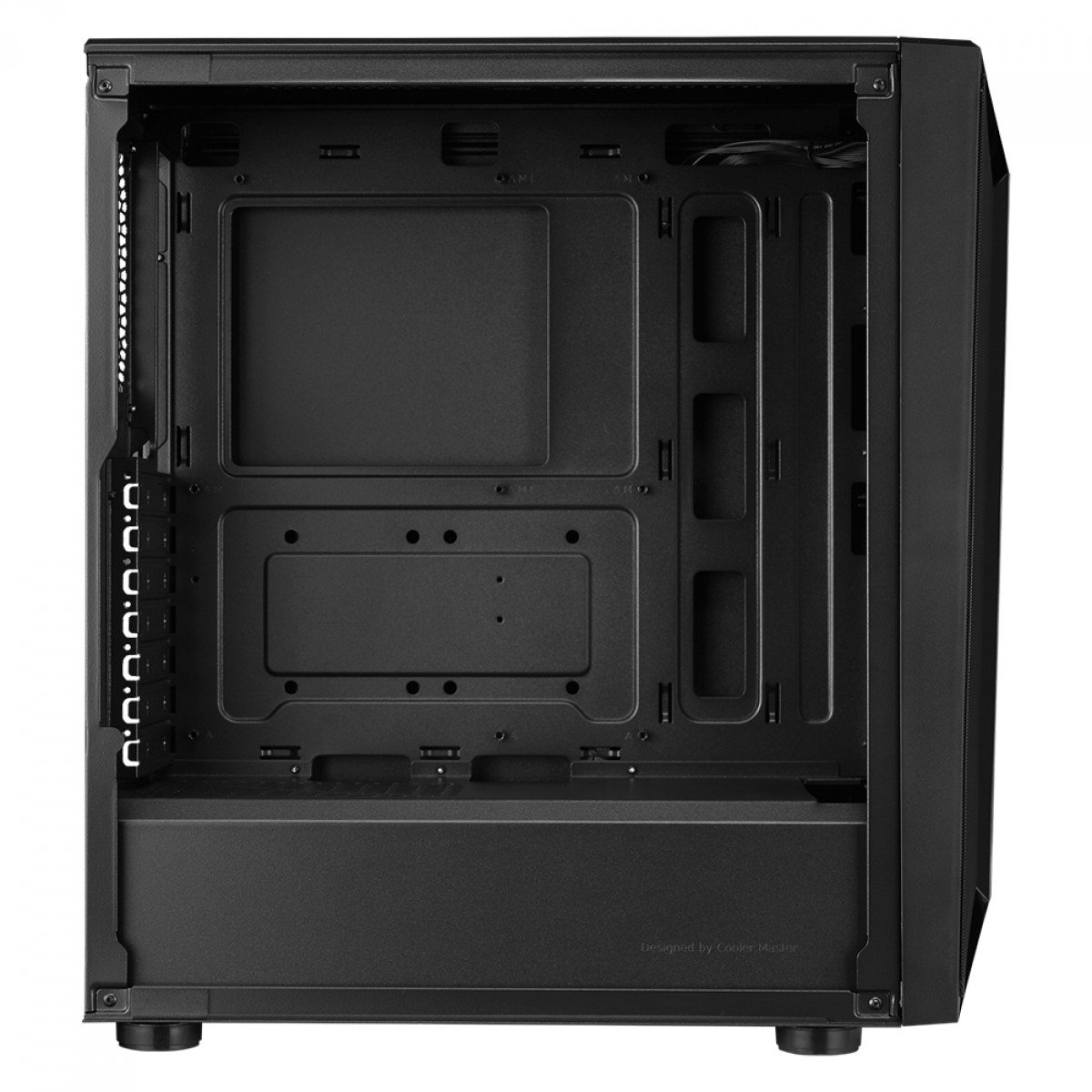 Gabinete Gamer Cooler Master CMP 510, Mid Tower, RGB, Vidro Temperado, Black, Sem Fonte, Com 3 Fans, CP510-KGNN-S02