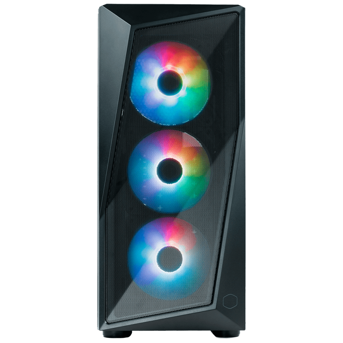 Gabinete Gamer Cooler Master CMP 520, Mid Tower, Vidro Temperado, ARGB, ATX, Com 3 Fan, Black, CP520-KGNN-S00