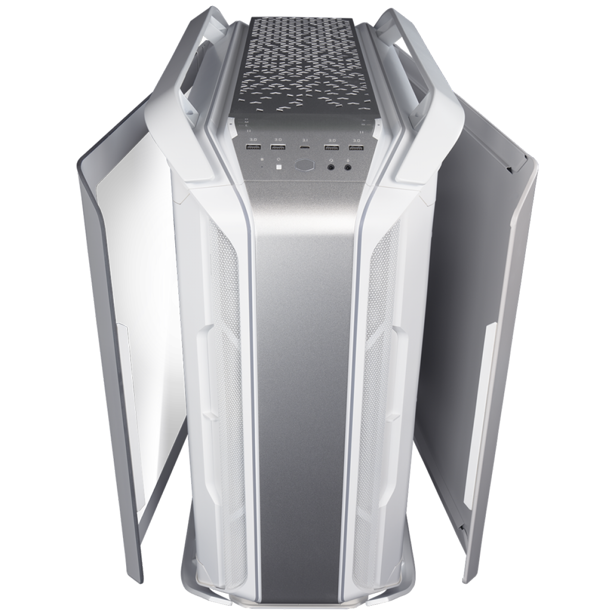 Gabinete Gamer Cooler Master, Cosmos C700M RGB, Full Tower, Vidro Temperado, White, Sem Fonte, Com 4 Fans, MCC-C700M-WG5N-S00