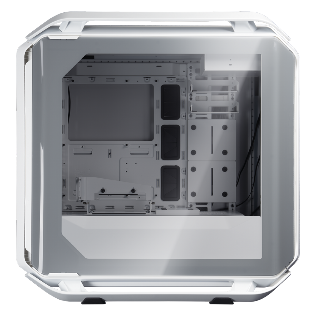 Gabinete Gamer Cooler Master, Cosmos C700M RGB, Full Tower, Vidro Temperado, White, Sem Fonte, Com 4 Fans, MCC-C700M-WG5N-S00