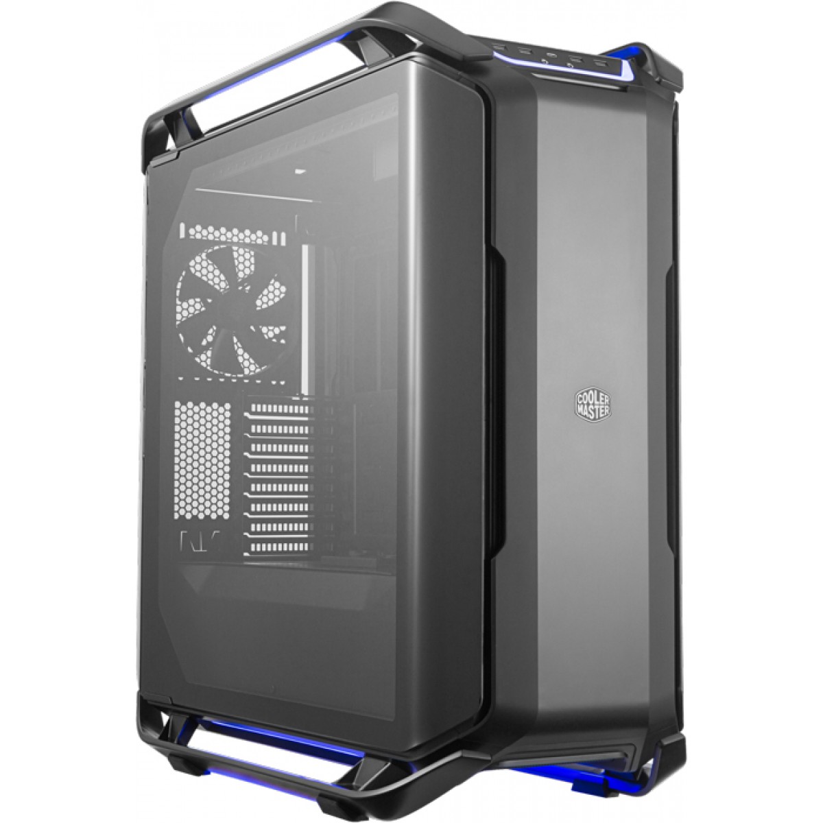 Gabinete Gamer Cooler Master Cosmos C700P Black Edition RGB, Full Tower, Vidro Temperado, Sem Fonte, Com 3 Fans,, MCC-C700P-KG5N-S00