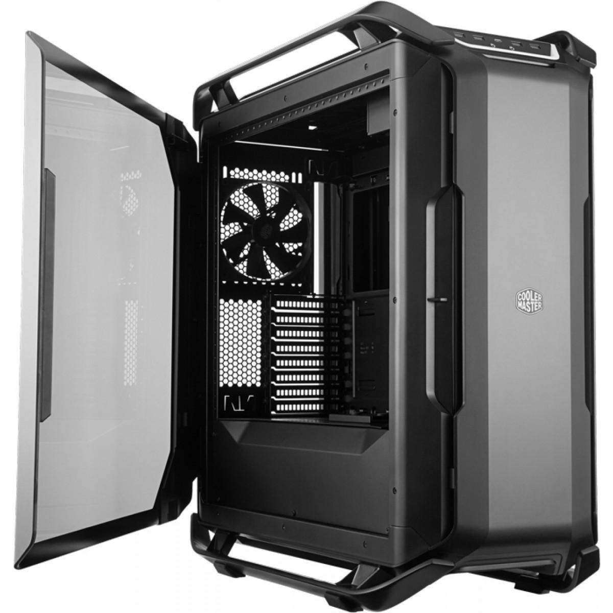 Gabinete Gamer Cooler Master Cosmos C700P Black Edition RGB, Full Tower, Vidro Temperado, Sem Fonte, Com 3 Fans,, MCC-C700P-KG5N-S00