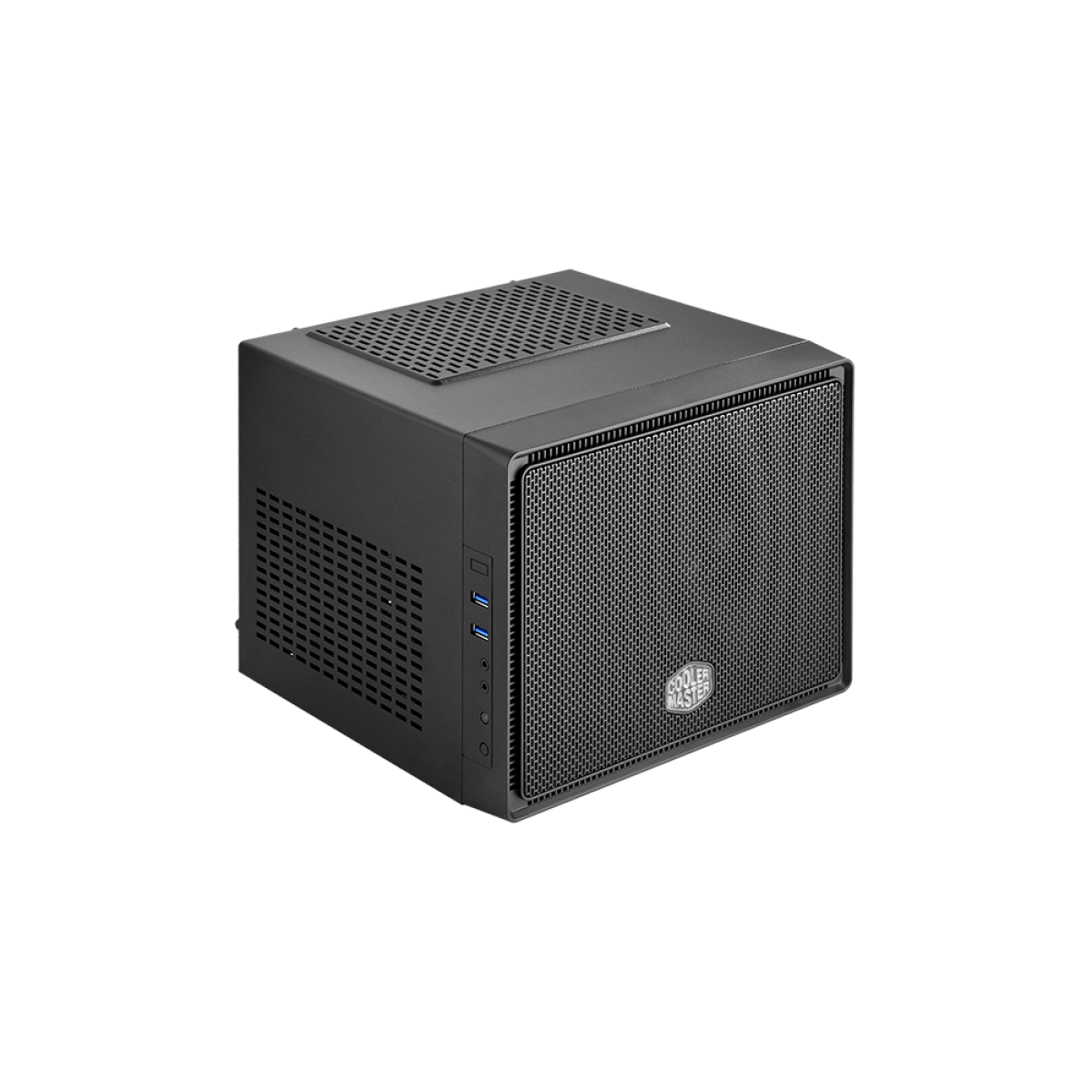 Gabinete Gamer Cooler Master Elite 110, Mini ITX, Sem Fonte, Com 1 Fan, Black, RC-110-KKN2