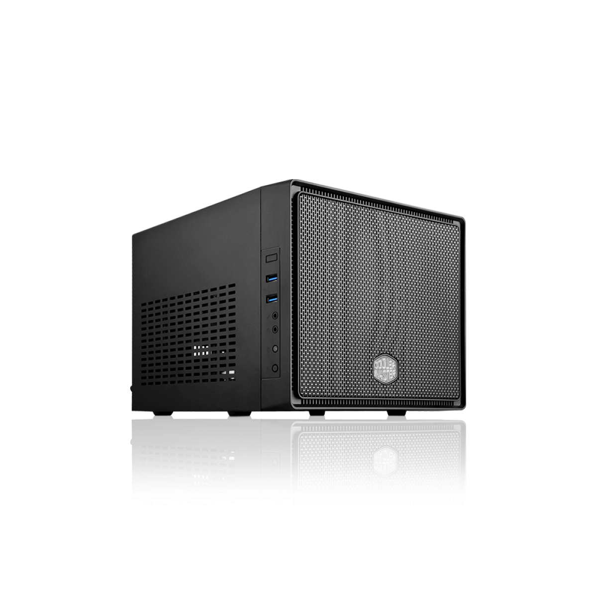 Gabinete Gamer Cooler Master Elite 110, Mini ITX, Sem Fonte, Com 1 Fan, Black, RC-110-KKN2