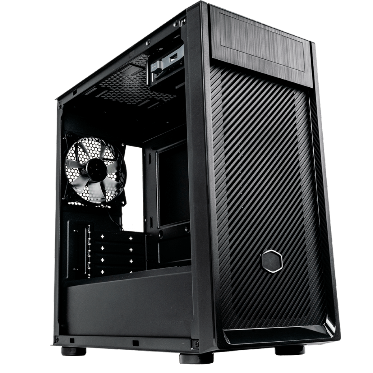 Gabinete Gamer Cooler Master Elite 300 Steel, Mid Tower, Com 1 Fan, Black, Sem Fonte, Com ODD, E300-KN5N-S00