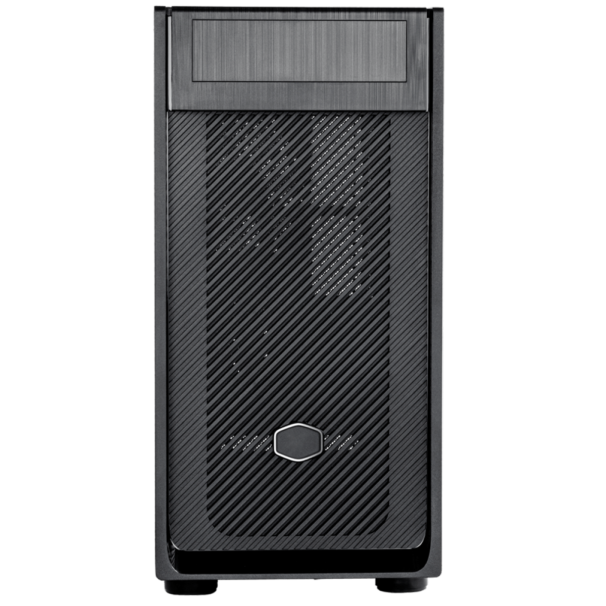 Gabinete Gamer Cooler Master Elite 300 TG, Mid Tower, Com 1 Fan, Black, Sem Fonte, Com ODD, E300-KG5N-S00