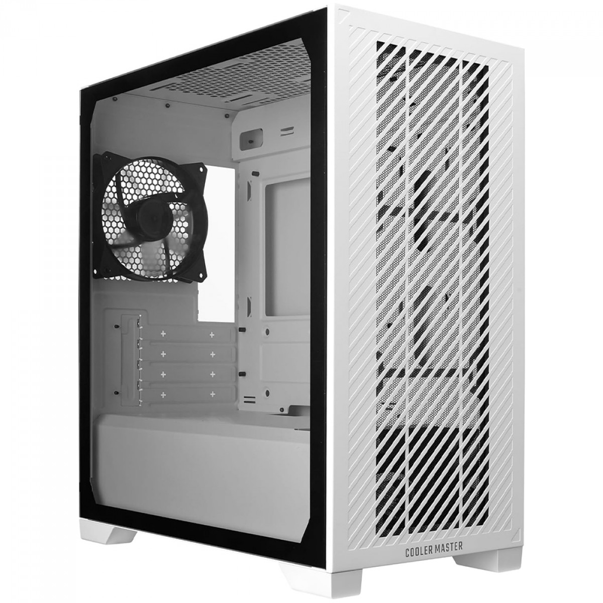 Gabinete Gamer Cooler Master Elite 301 Lite, Mid Tower, mATX, Com 1 Fan, Branco, E301L-WGNN-S00