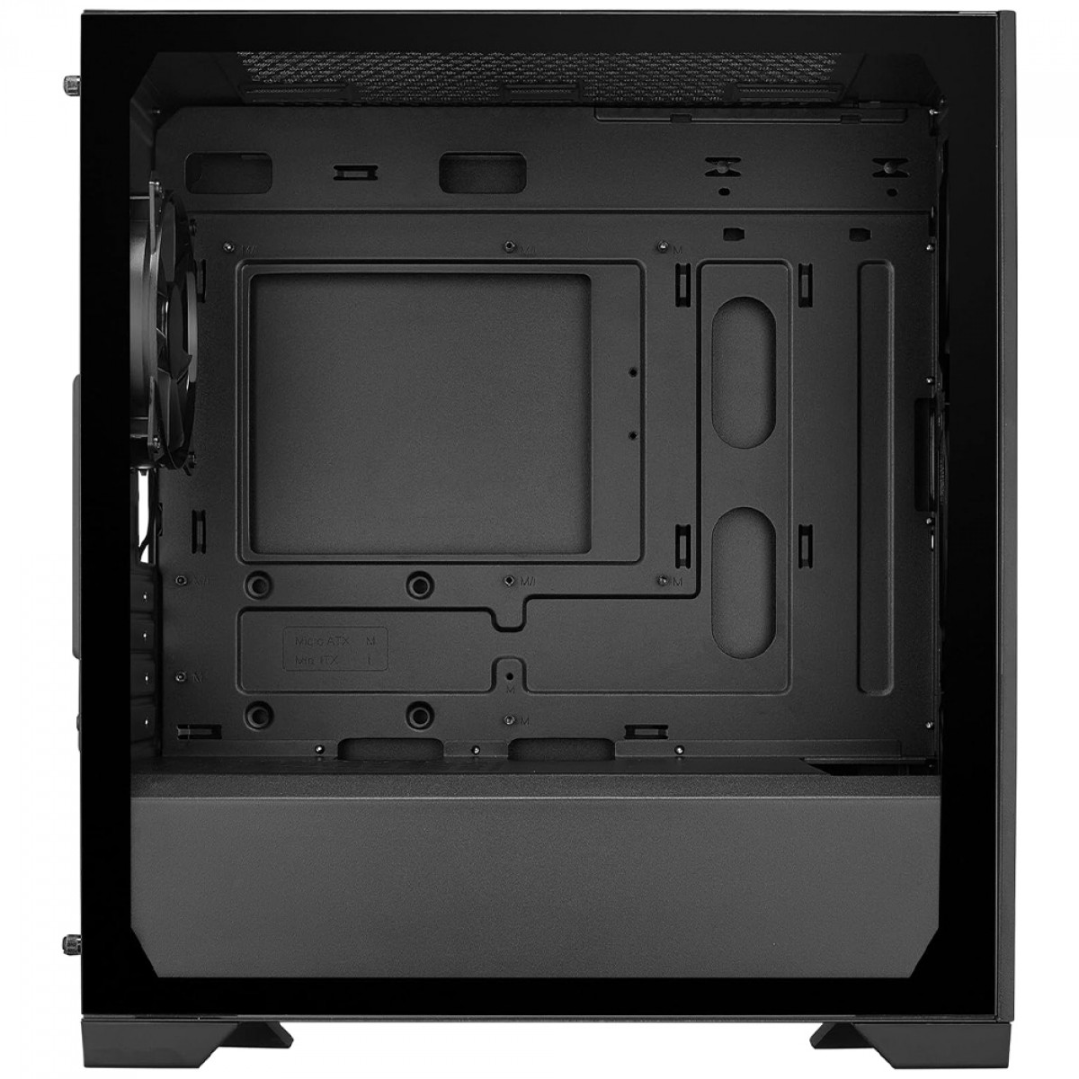 Gabinete Gamer Cooler Master Elite 301 Lite, Mid Tower, mATX, Com 1 Fan, Preto, E301L-KGNN-S00