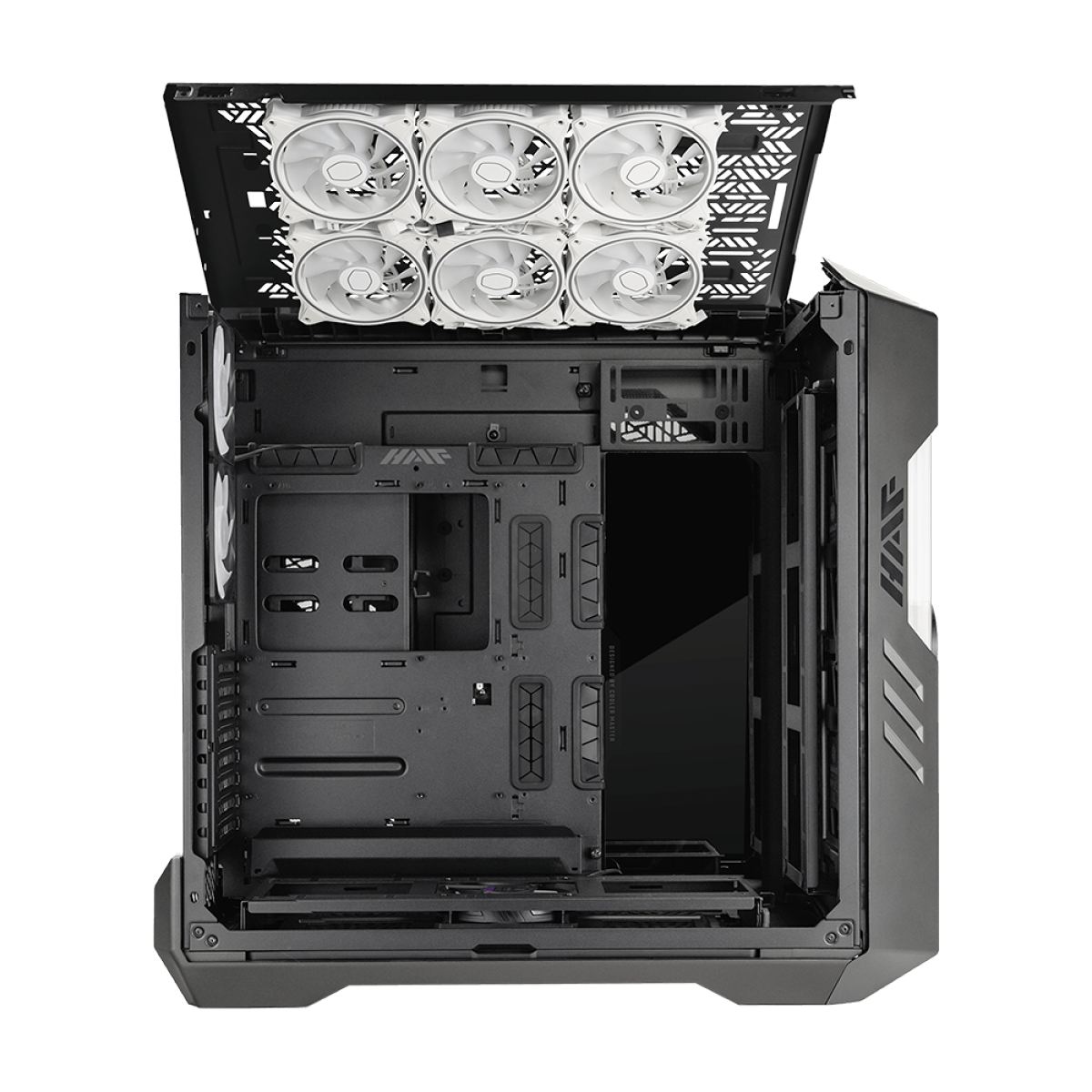 Gabinete Gamer Cooler Master HAF 700 EVO, Full Tower, Vidro Temperado, Sem Fonte, Com 5 Fans, Black, H700E-IGNN-S00