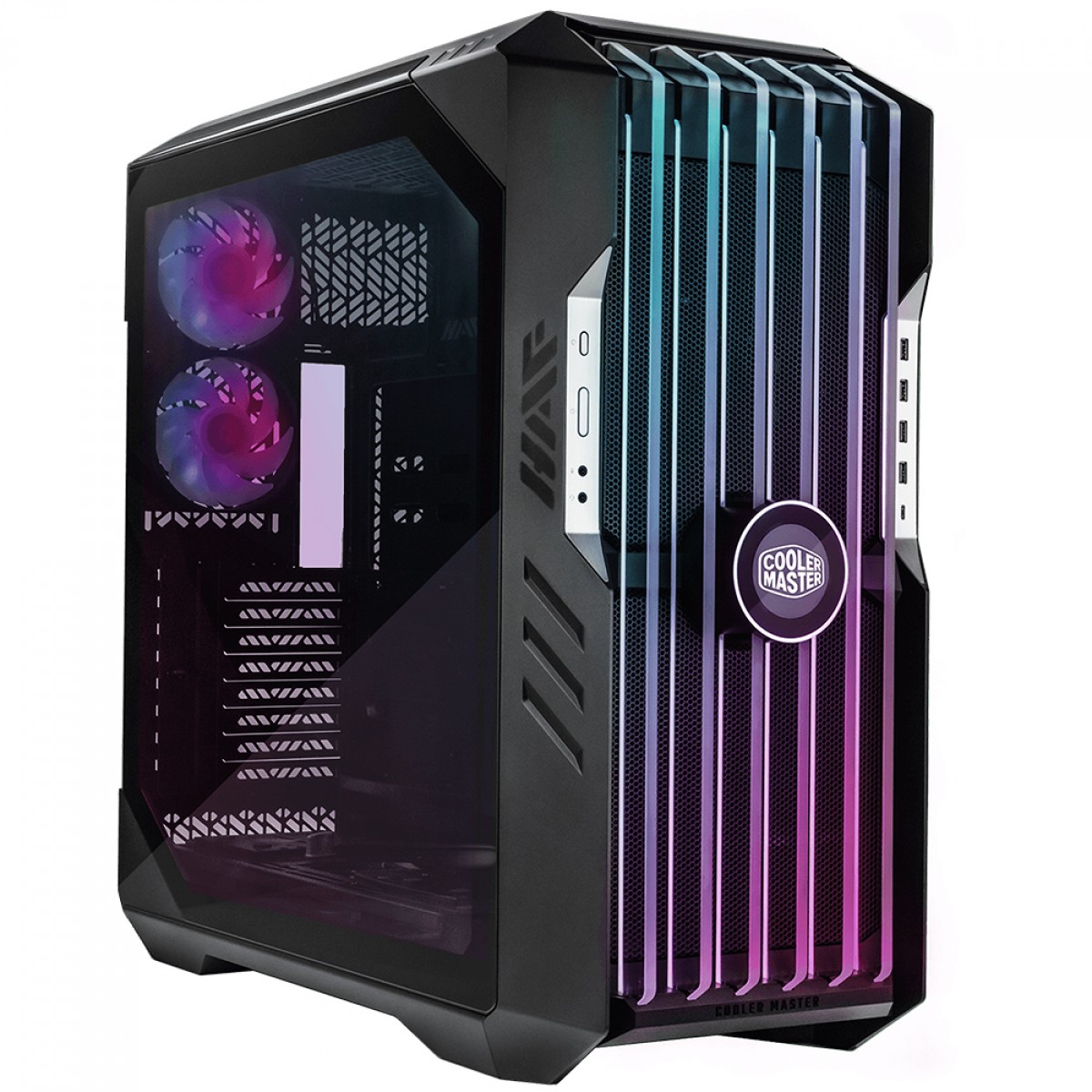 Gabinete Gamer Cooler Master HAF 700 EVO, Full Tower, Vidro Temperado, Sem Fonte, Com 5 Fans, Black, H700E-IGNN-S00