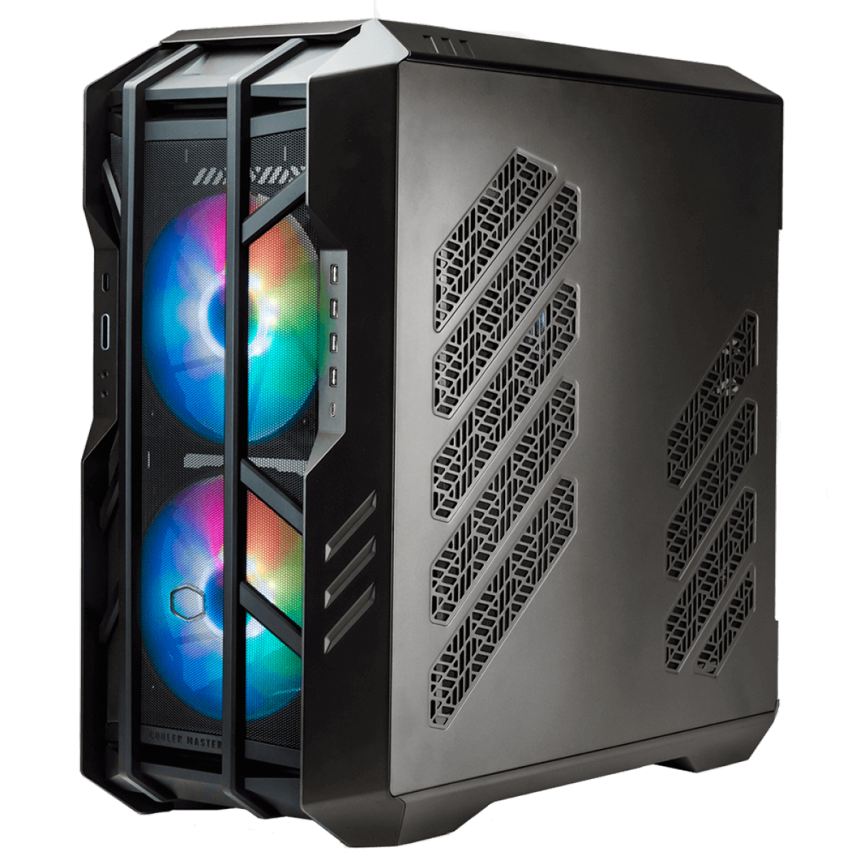 Gabinete Gamer Cooler Master HAF 700, Full Tower, Vidro Temperado, Sem Fonte, Com 4 Fans, Black, H700-IGNN-S00