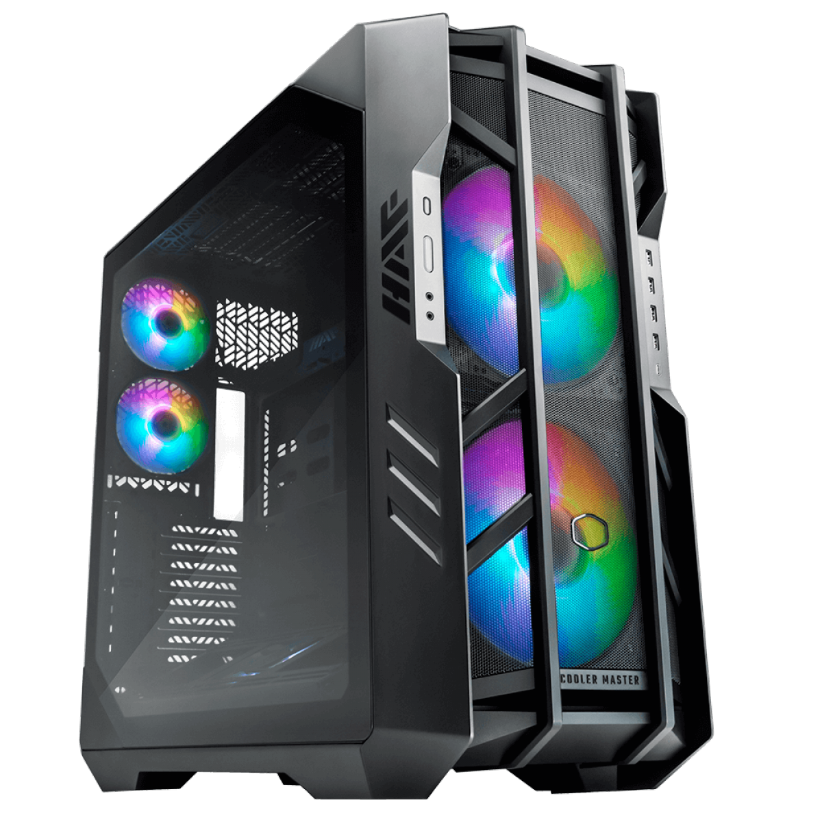 Gabinete Gamer Cooler Master HAF 700, Full Tower, Vidro Temperado, Sem Fonte, Com 4 Fans, Black, H700-IGNN-S00