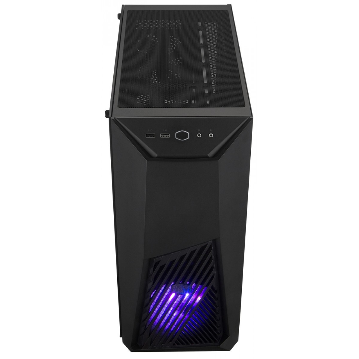 Gabinete Gamer Cooler Master K501L RGB, Mid Tower, Com 2 Fan, Black, Sem Fonte, MCB-K501L-KGNN-SR1
