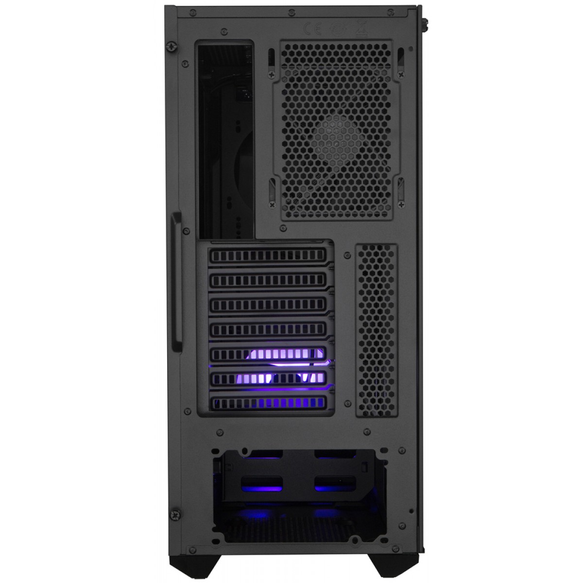 Gabinete Gamer Cooler Master K501L RGB, Mid Tower, Com 2 Fan, Black, Sem Fonte, MCB-K501L-KGNN-SR1