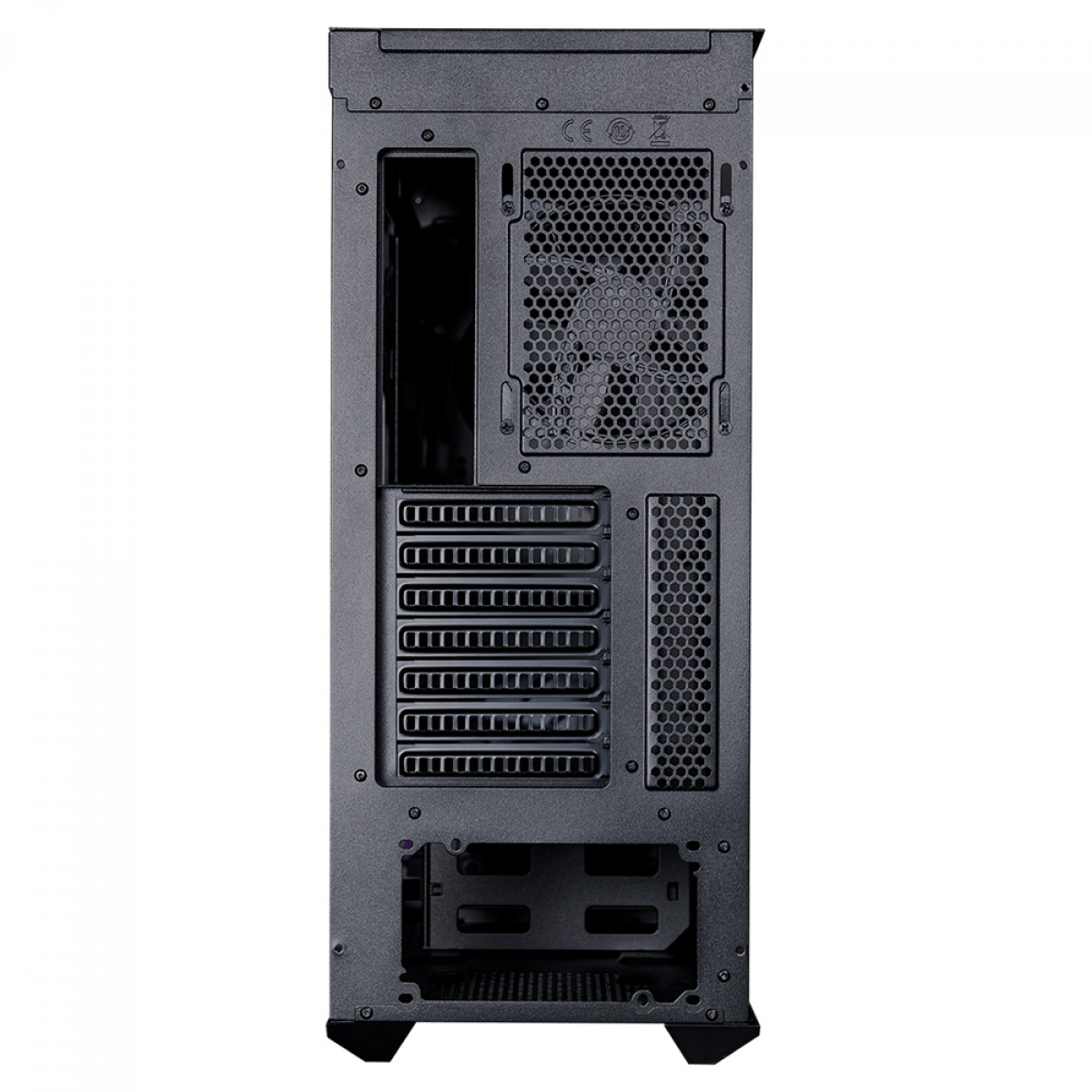 Gabinete Gamer Cooler Master MasterBox 500, Mid Tower, Vidro Temperado, Black, Sem Fonte, Com 2 Fans, MB500-KGNN-S00