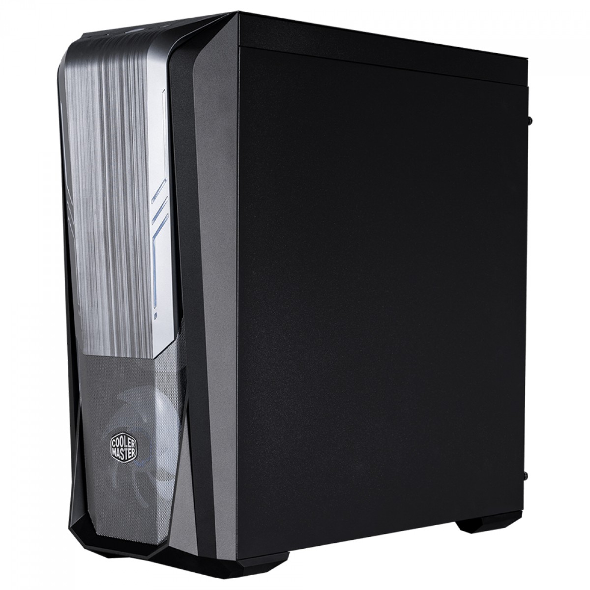 Gabinete Gamer Cooler Master MasterBox 500, Mid Tower, Vidro Temperado, Black, Sem Fonte, Com 2 Fans, MB500-KGNN-S00