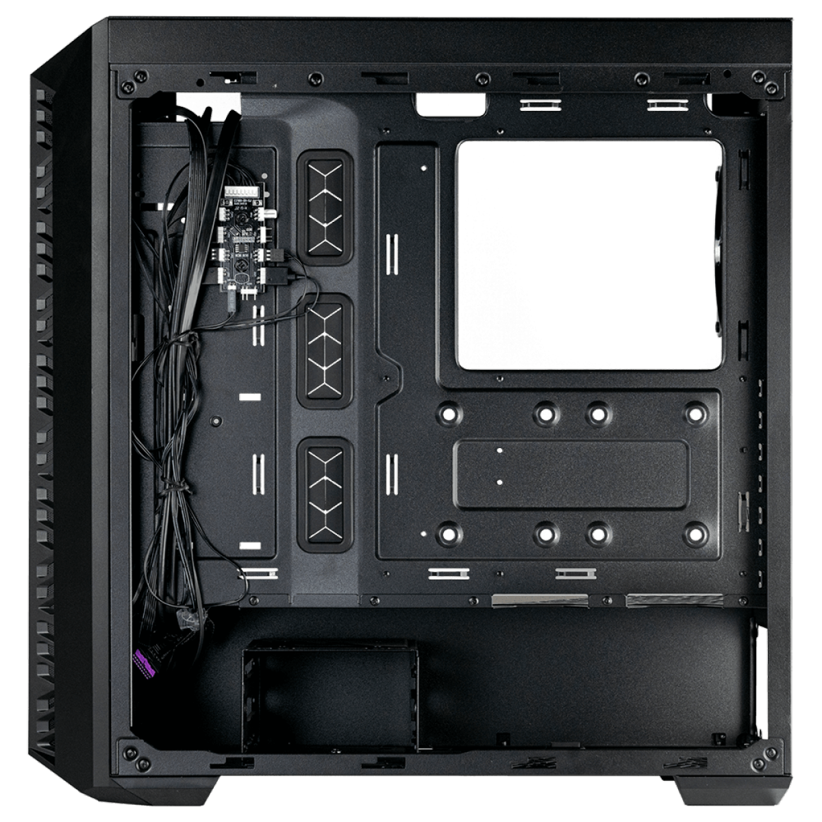 Gabinete Gamer Cooler Master Masterbox 520 Mesh, Mid Tower, Vidro Temperado, E-ATX, Black, Com 3 Fans MB520-KGNN-S00