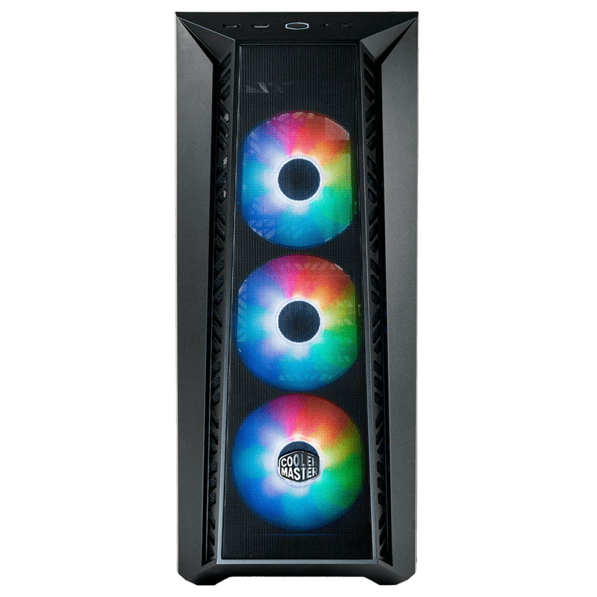Gabinete Gamer Cooler Master Masterbox 520 Mesh, Mid Tower, Vidro Temperado, E-ATX, Black, Com 3 Fans MB520-KGNN-S00
