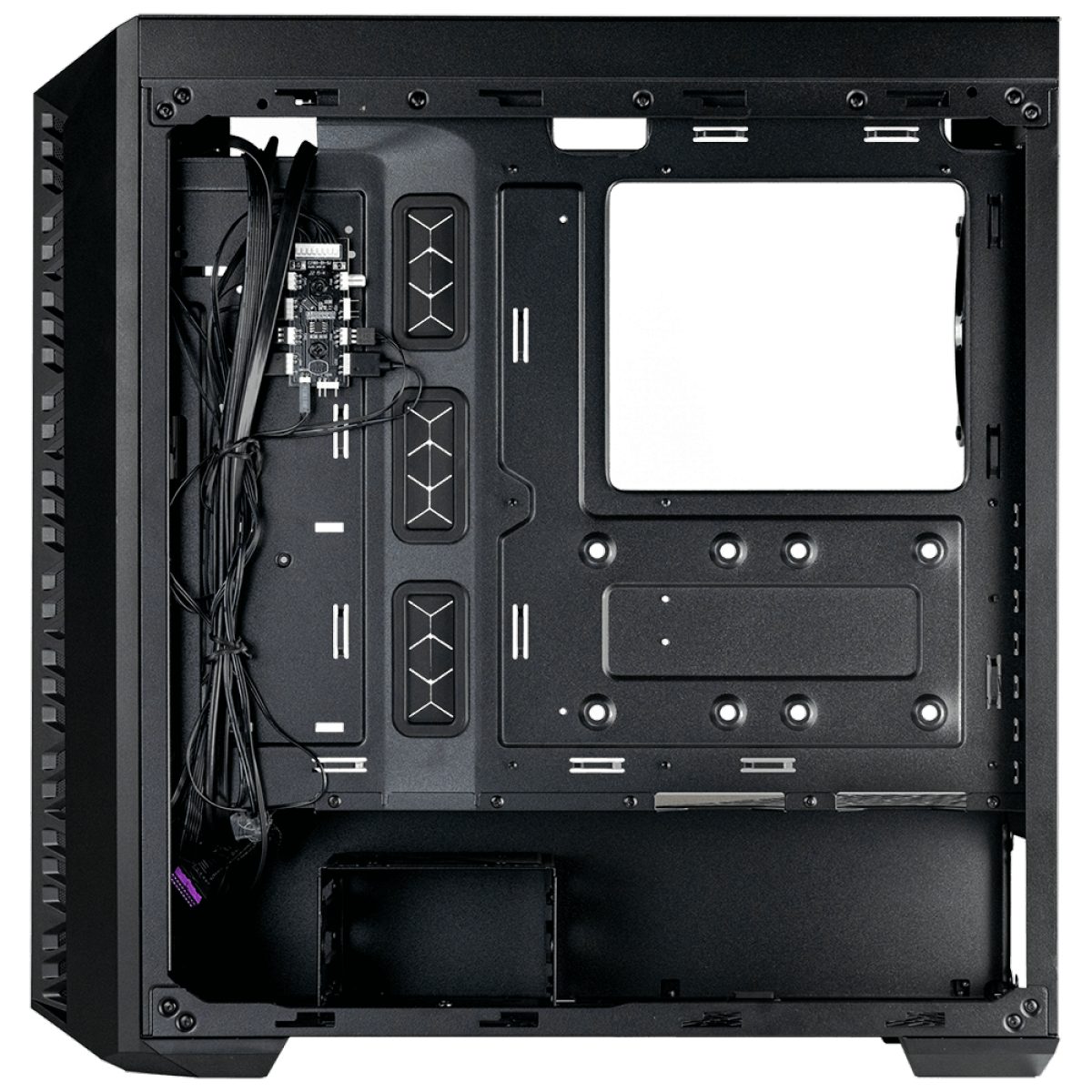 Gabinete Gamer Cooler Master Masterbox 520, Mid Tower, Vidro Temperado, ATX, Black, Com 4 Fans, ARGB, MB520-KGNN-S01
